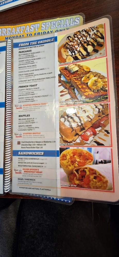 Silver Spoon Diner Menu image 2